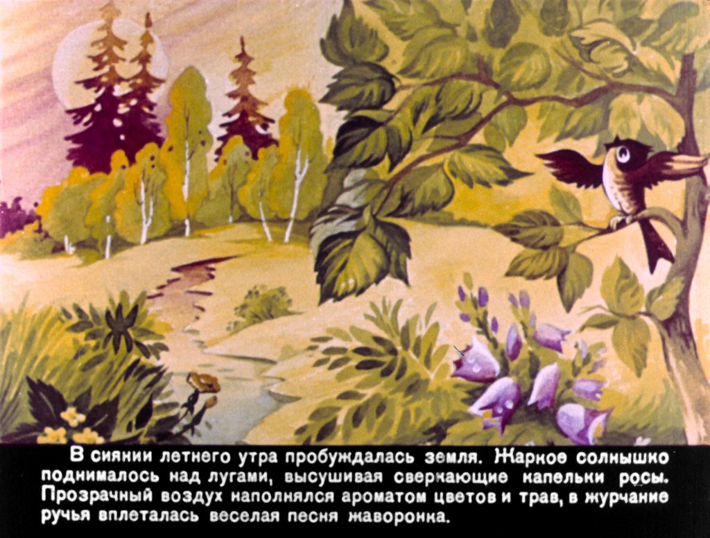 Кадр 2 диафильма «Как поживаешь, зайчишка Пушишка?»