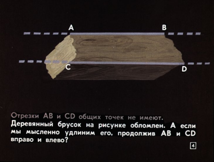 Кадр 4 диафильма «Параллельные прямые и конгруэнтность фигур»
