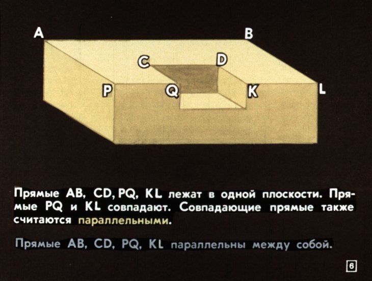 Кадр 6 диафильма «Параллельные прямые и конгруэнтность фигур»