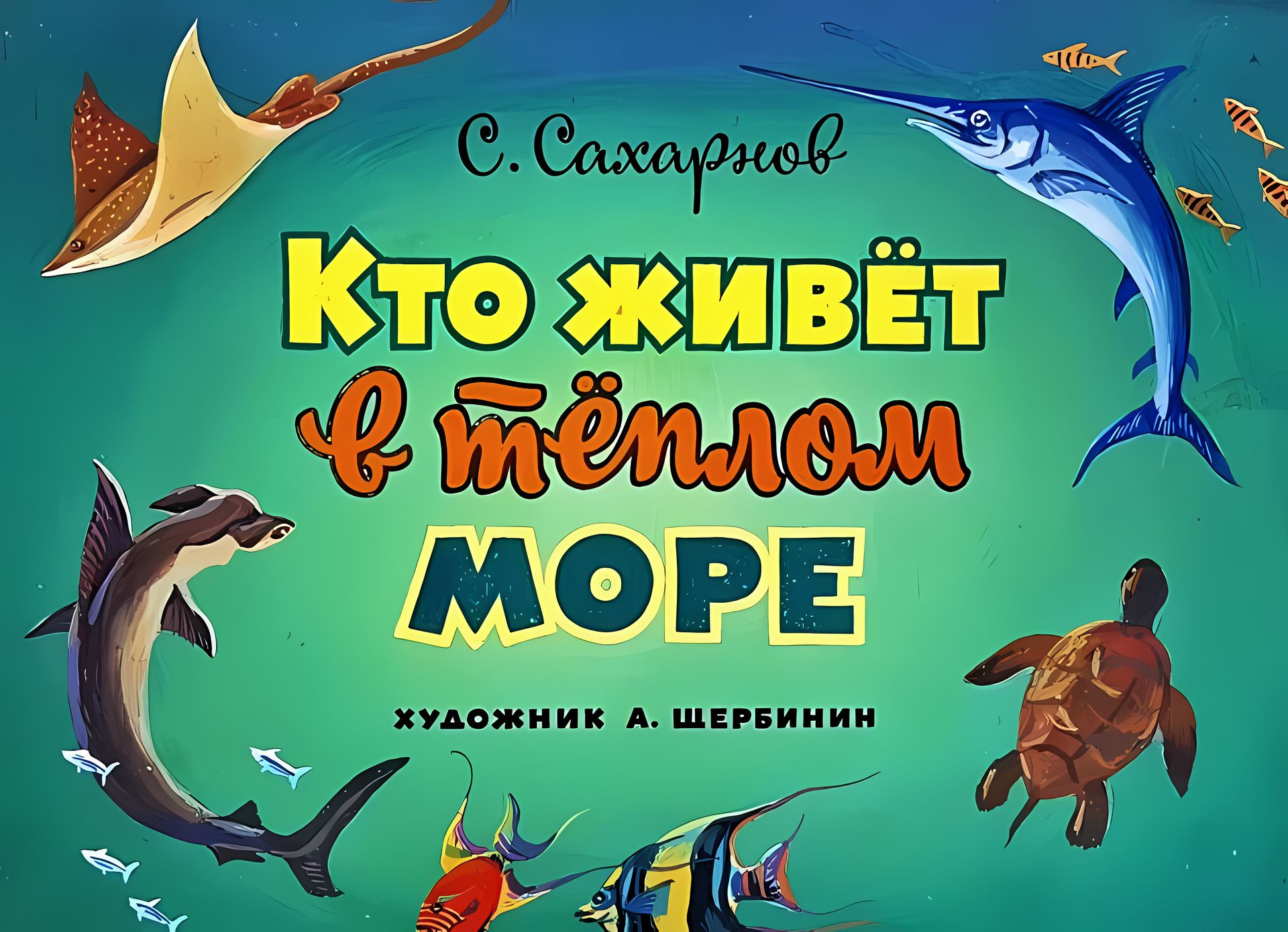 Кадр 1 диафильма «Кто живет в теплом море»