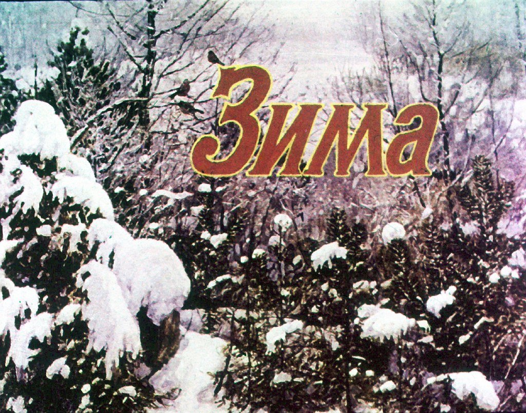 Кадр 2 диафильма «Времена года. Зима»