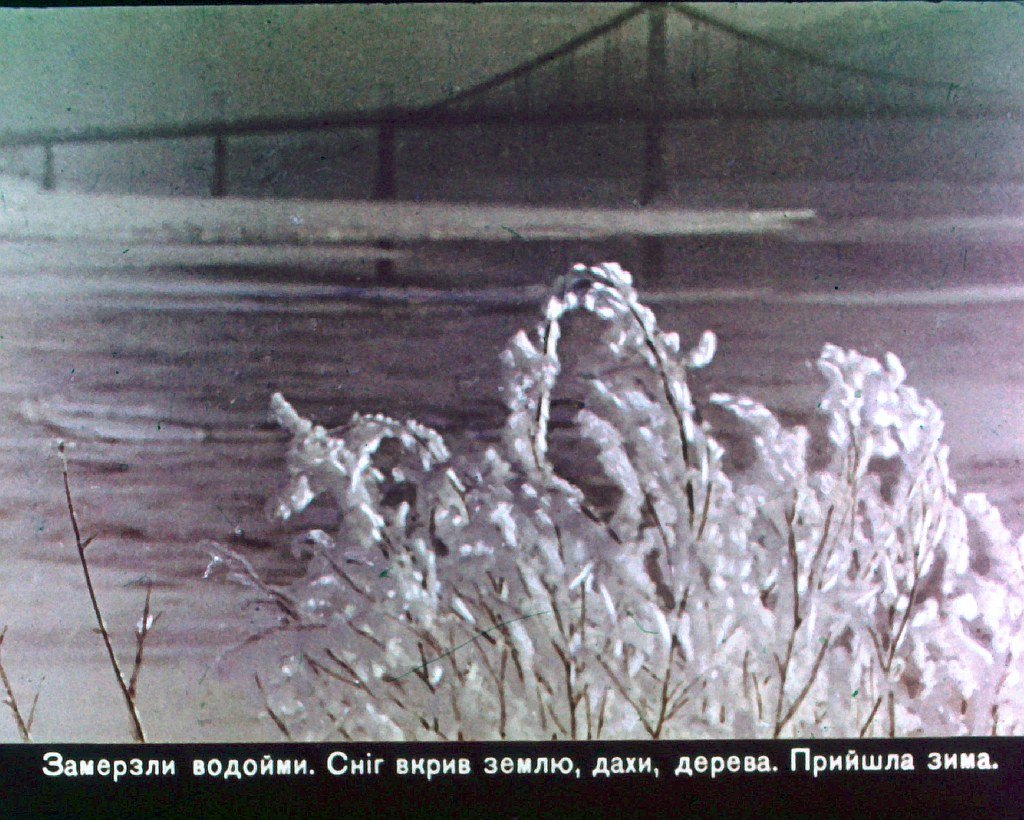 Кадр 3 диафильма «Времена года. Зима»