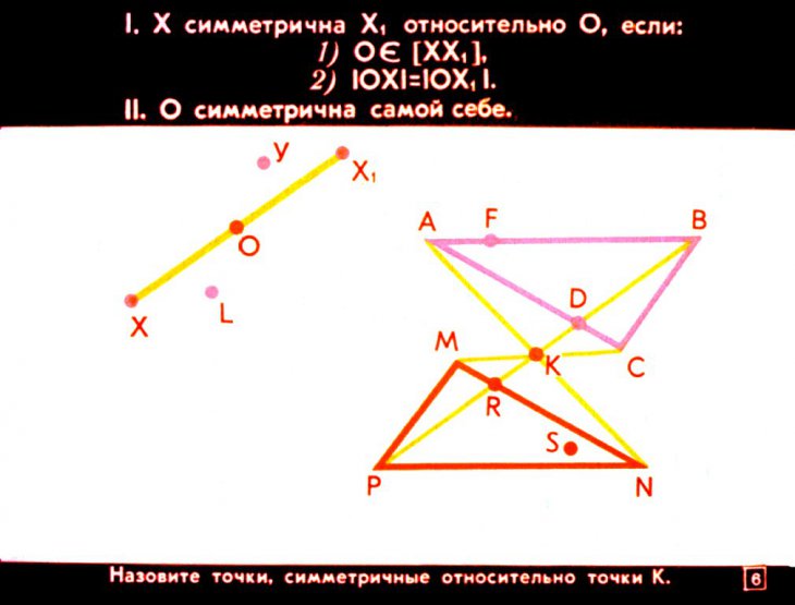Кадр 6 диафильма «Геометрические преобразования»