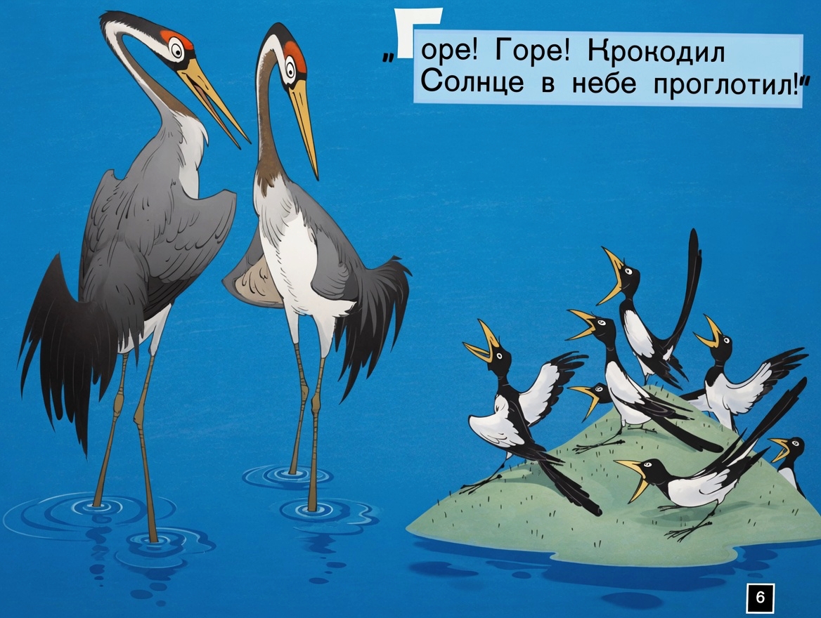 Кадр 5 диафильма «Краденое солнце»