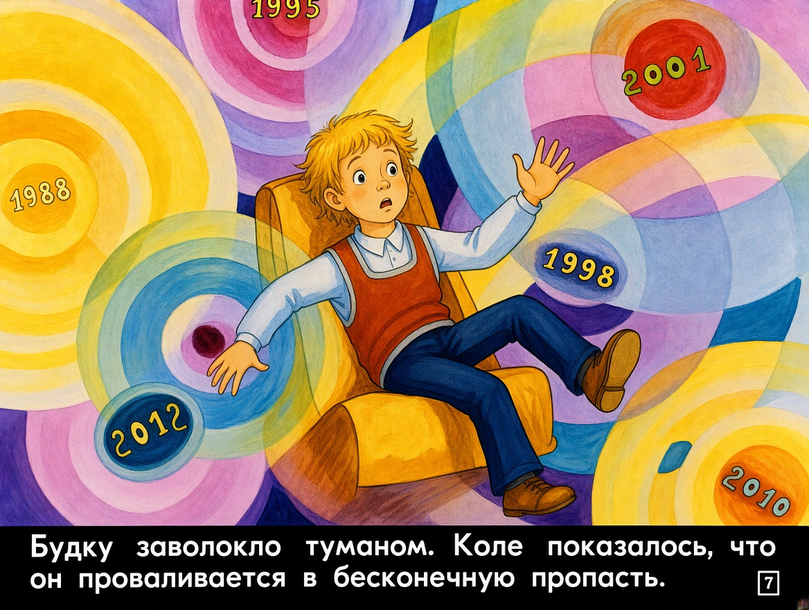 Кадр 7 диафильма «Сто лет тому вперед»