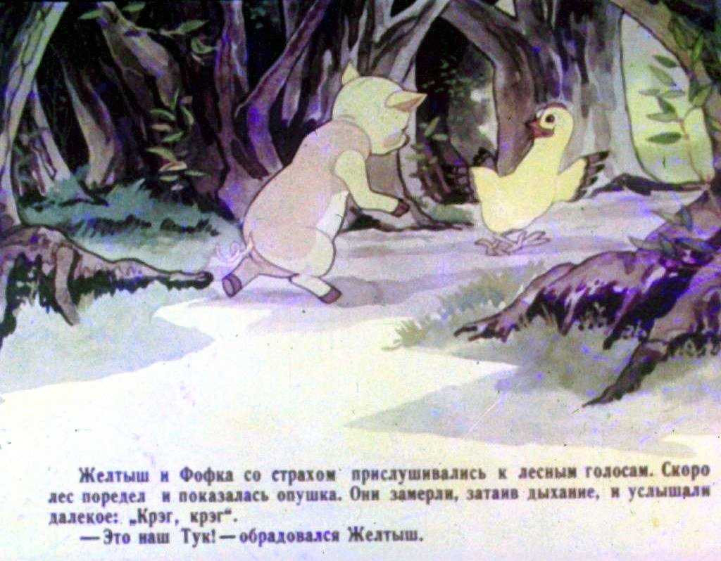 Кадр 5 диафильма «Я цыпленок, ты цыпленок. Часть 2»