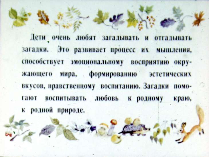 Кадр 3 диафильма «Посмотри, отгадай»