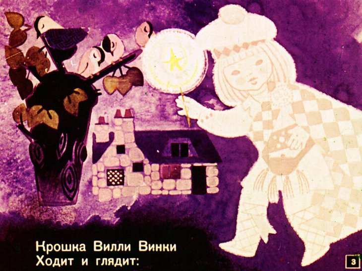 Кадр 3 диафильма «Крошка Вилли Винки»
