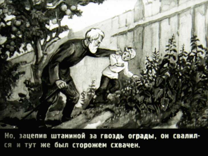 Кадр 5 диафильма «Горячий камень»