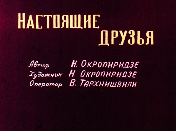 Кадр 2 диафильма «Настоящие друзья. Часть 2»