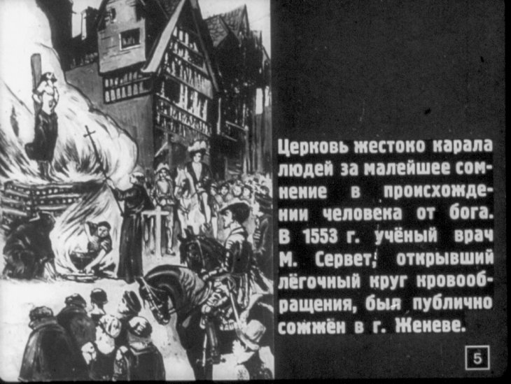 Кадр 5 диафильма «Происхождение человека»
