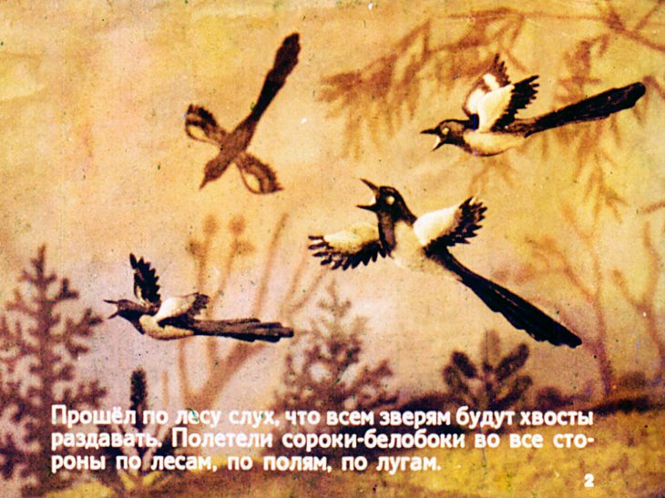 Кадр 2 диафильма «Хвосты»