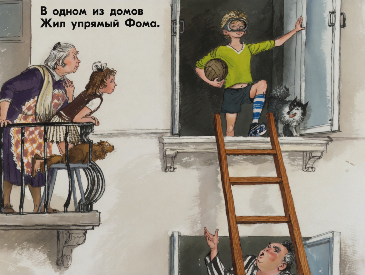 Кадр 3 диафильма «Фома»
