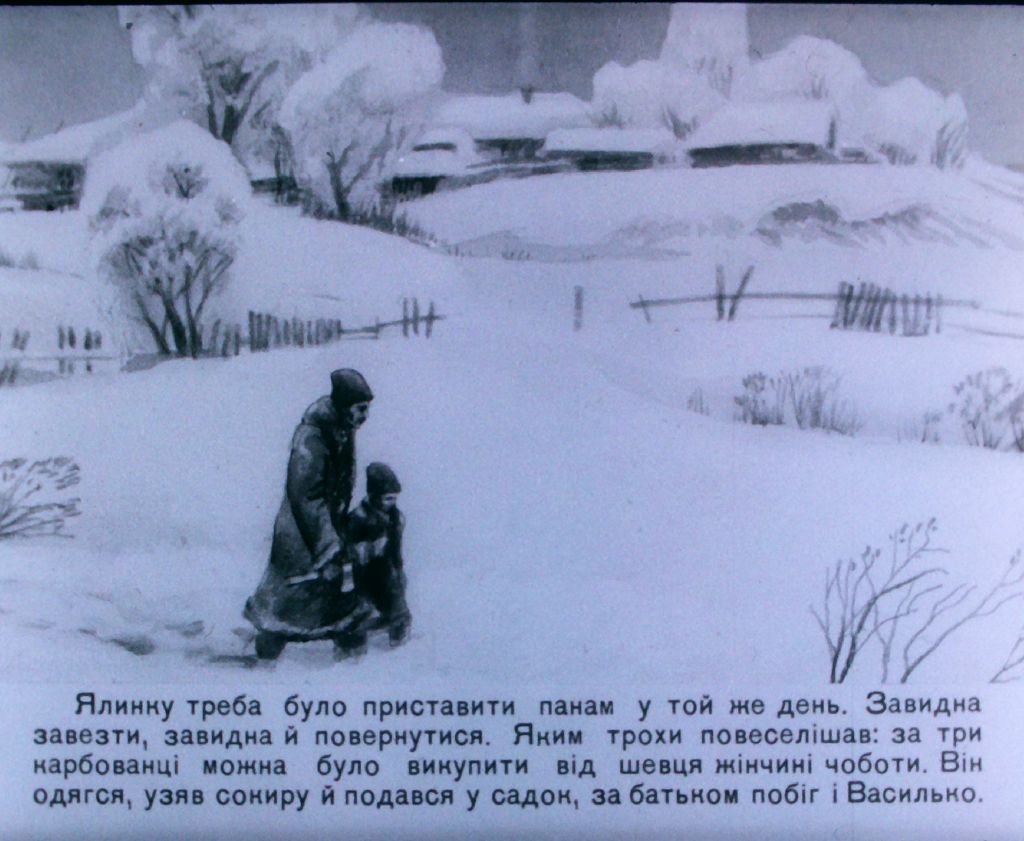 Кадр 7 диафильма «Елка»