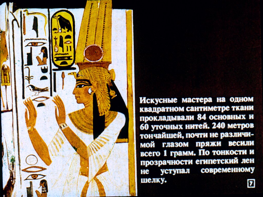 Кадр 7 диафильма «История одежды»