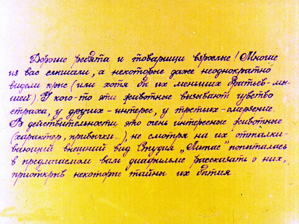 Кадр 2 диафильма «Наши соседи»