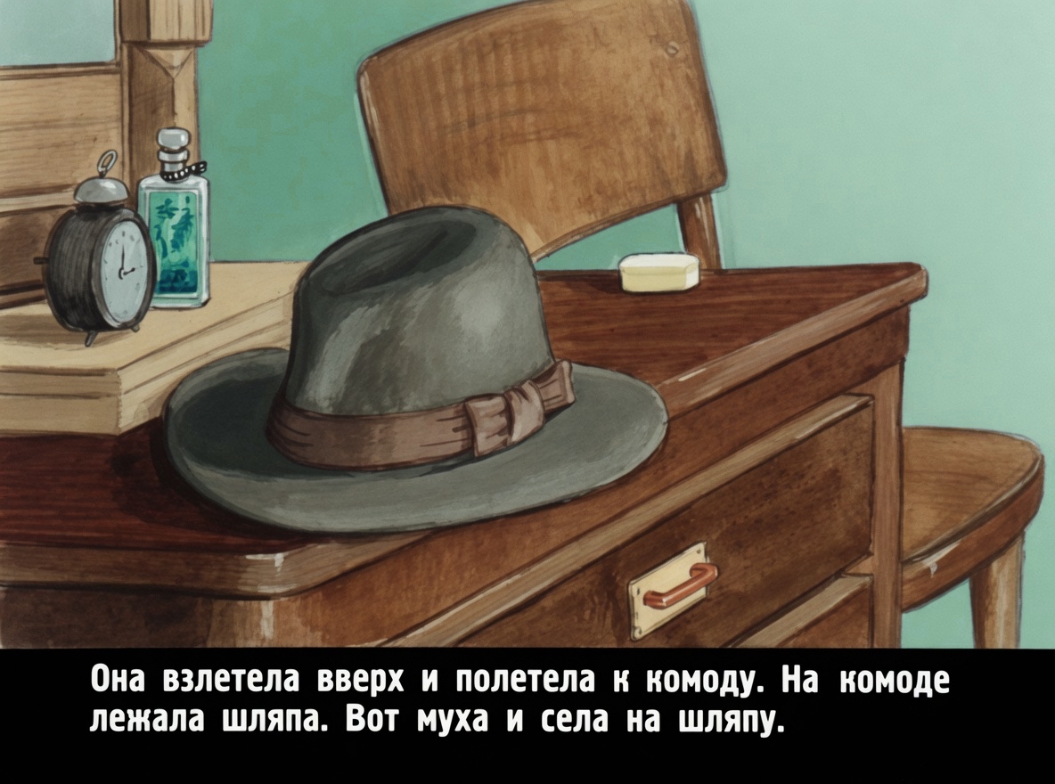 Кадр 6 диафильма «Живая шляпа»