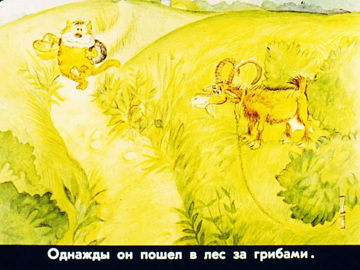 Кадр 6 диафильма «Приключения кота Матвея»