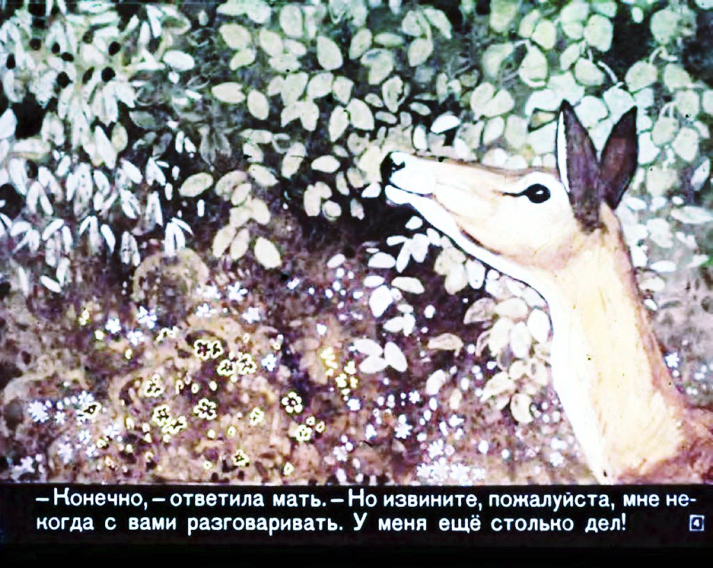 Кадр 4 диафильма «Бемби»