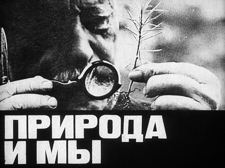 Кадр 1 диафильма «Природа и мы»