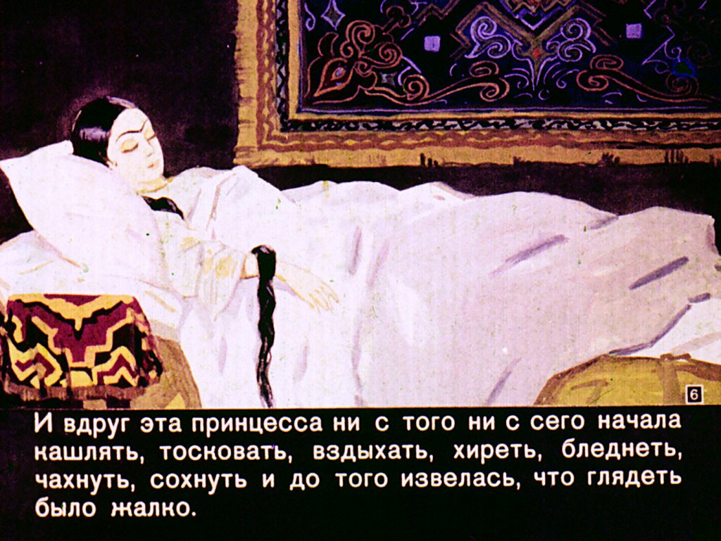 Кадр 6 диафильма «Сулейманская принцесса»