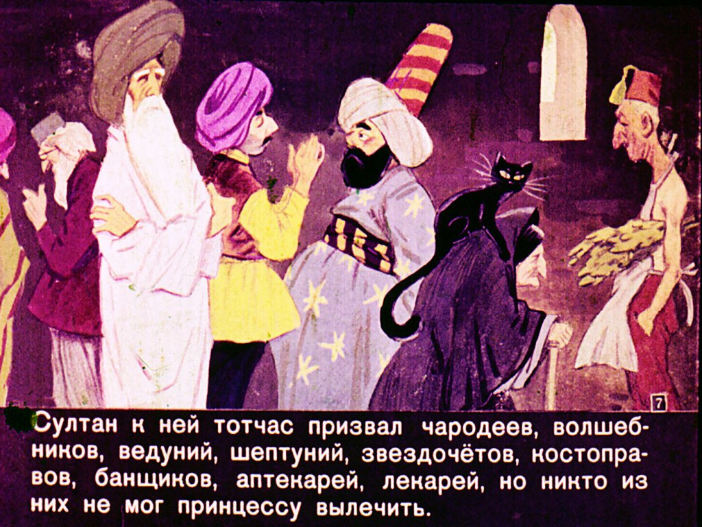 Кадр 7 диафильма «Сулейманская принцесса»