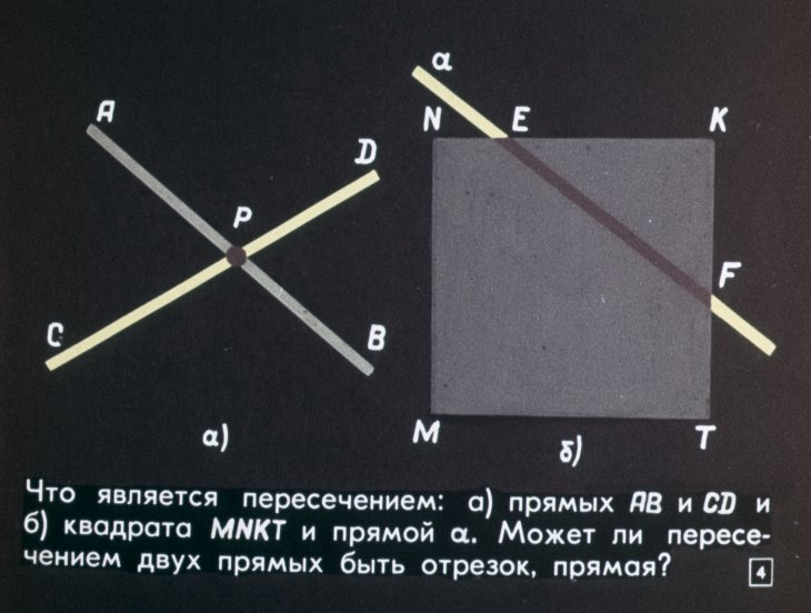 Кадр 4 диафильма «Сечение куба плоскостью»