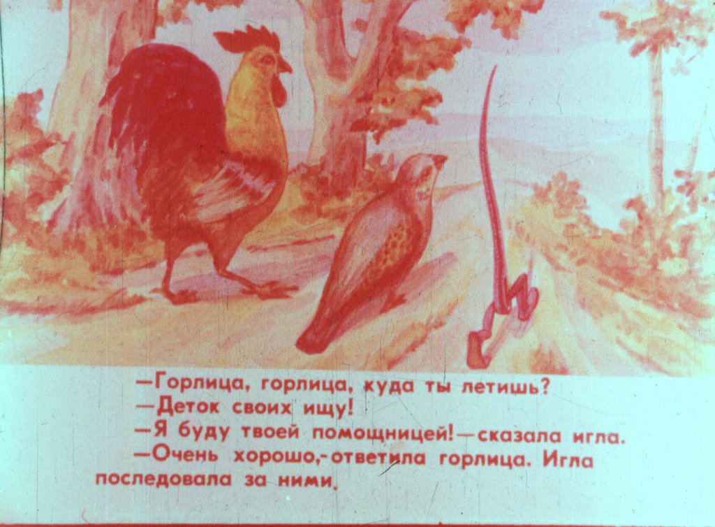 Кадр 7 диафильма «Горлица»