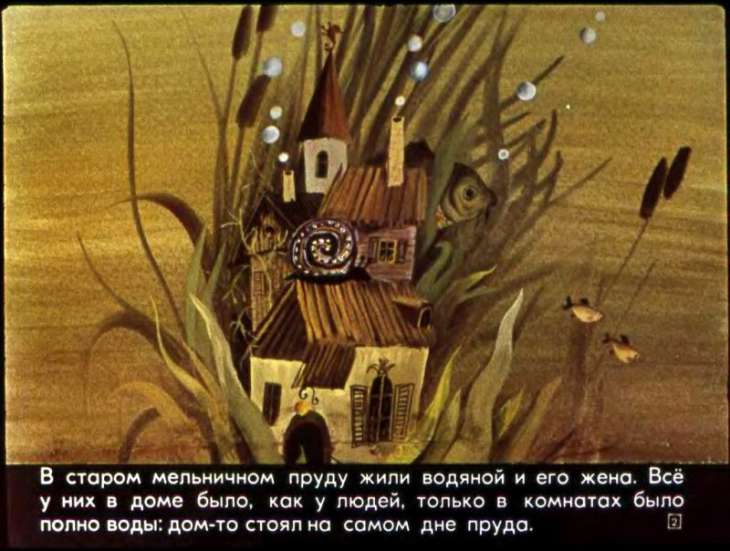 Кадр 2 диафильма «Маленький водяной»