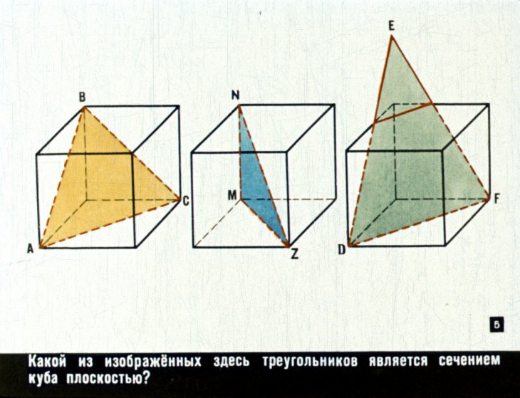 Кадр 5 диафильма «Сечение многогранников плоскостью»