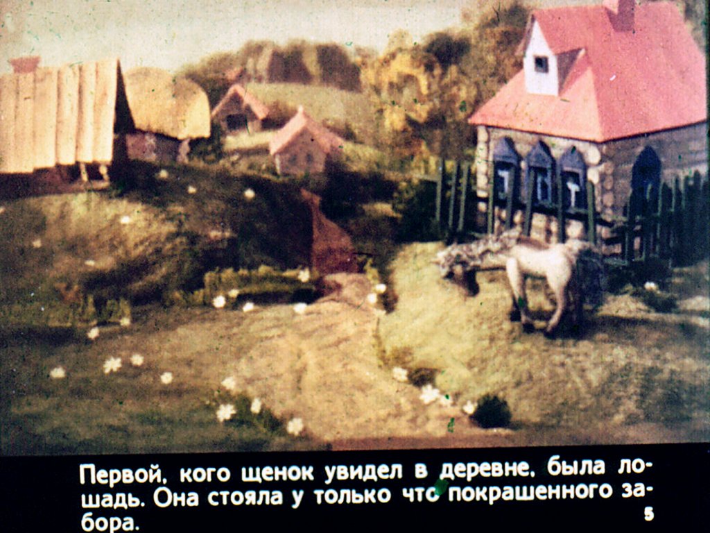 Кадр 5 диафильма «Деревенские приключения»