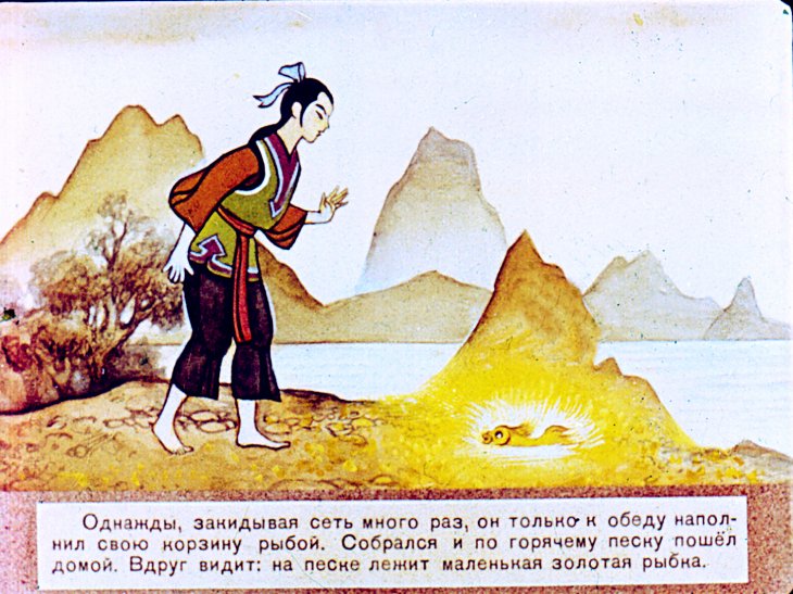 Кадр 3 диафильма «Золотая ракушка»