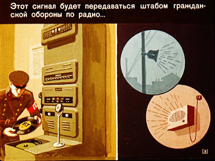 Кадр 3 диафильма «Если прозвучит тревога»