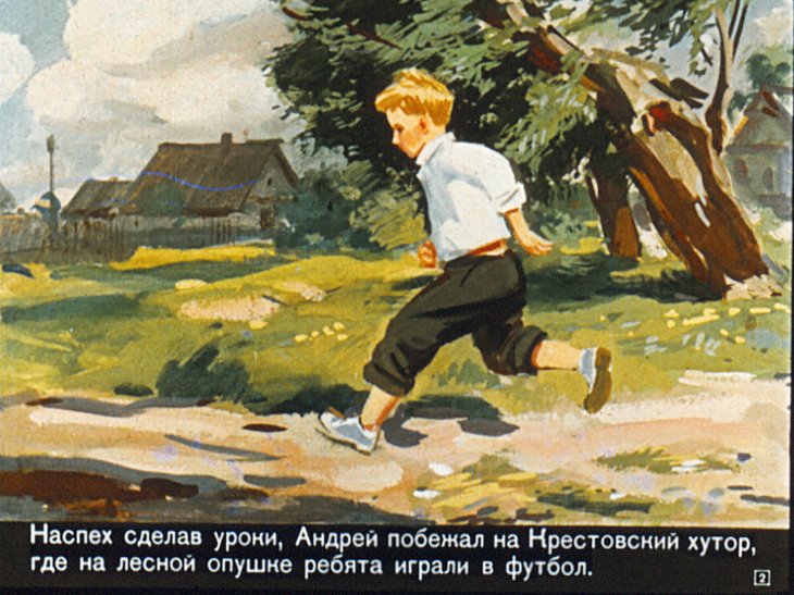 Кадр 2 диафильма «Бешеная корова»