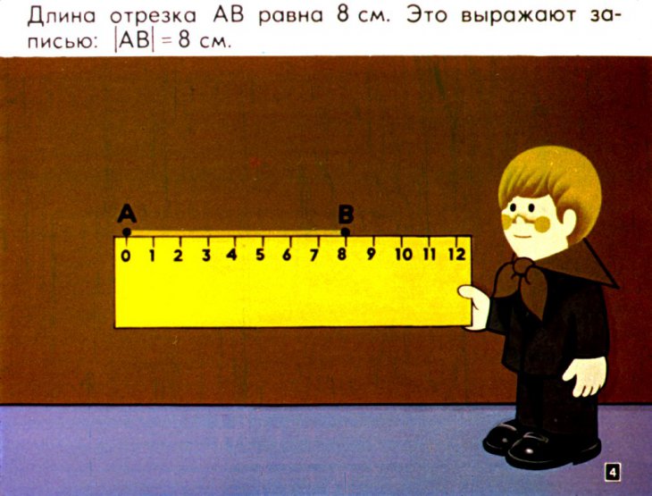 Кадр 4 диафильма «Длины и расстояния»