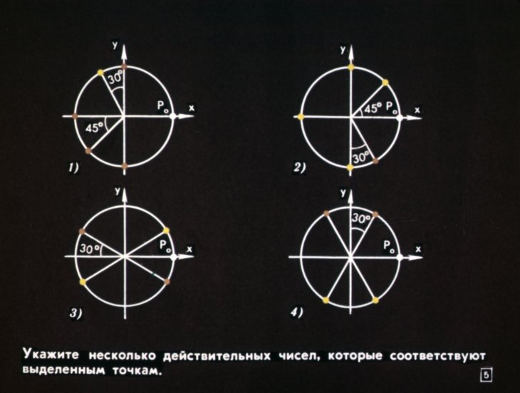 Кадр 5 диафильма «Тригонометрические функции»