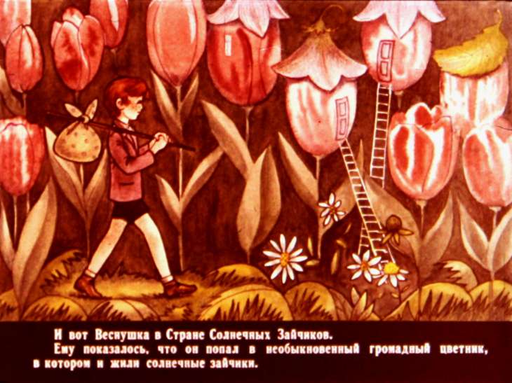 Кадр 5 диафильма «В стране солнечных зайчиков. Диафильм 2»
