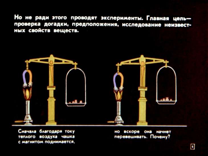 Кадр 4 диафильма «О чем рассказал опыт»