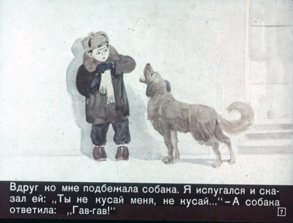 Кадр 7 диафильма «Как я потерялся»
