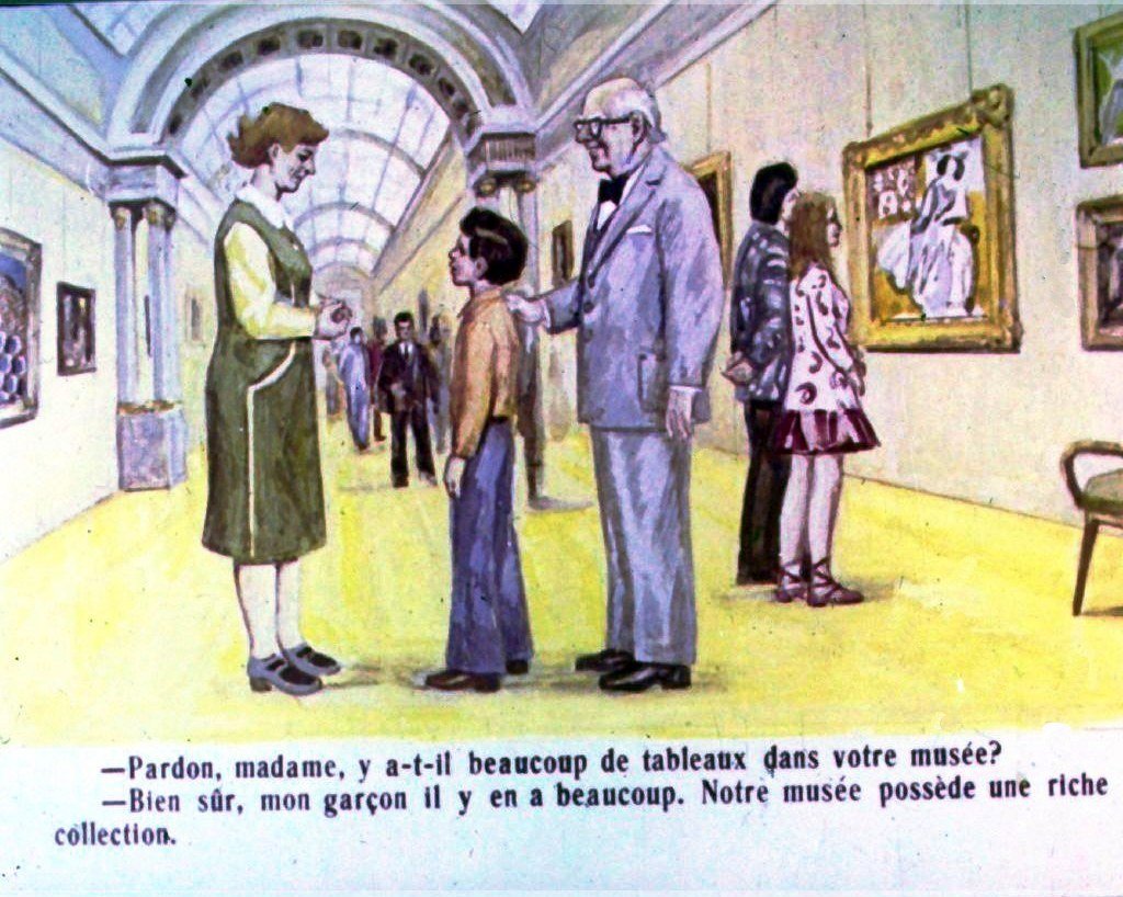 Кадр 4 диафильма «La peinture et Larchitecture francaises»