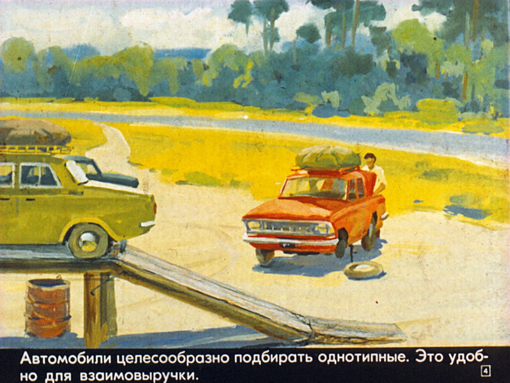 Кадр 4 диафильма «Турист в пути»