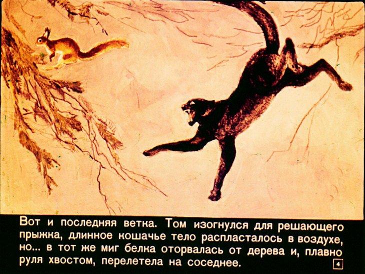 Кадр 4 диафильма «Том в горах»