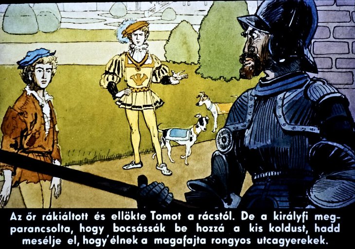 Кадр 5 диафильма «Принц и нищий»