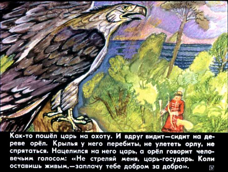 Кадр 3 диафильма «Сказка о морском царе и Настасье Премудрой»
