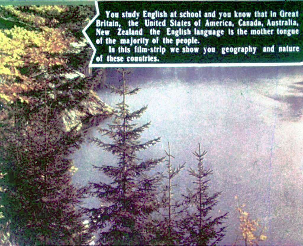 Кадр 2 диафильма «Geography and nature of some english speaking countries. Part 1»