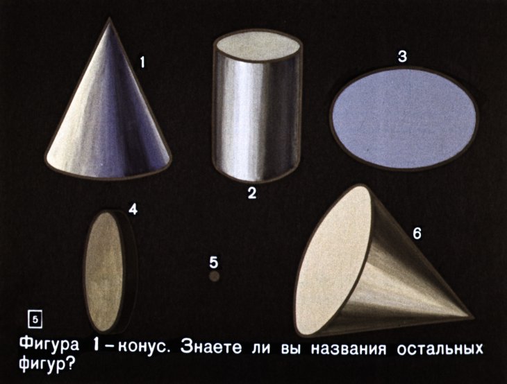 Кадр 5 диафильма «Геометрические фигуры и их взаимное расположение»