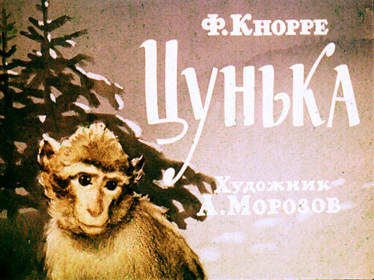 Кадр 1 диафильма «Цунька»