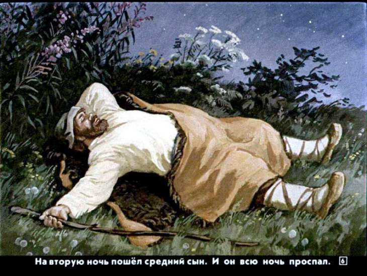 Кадр 6 диафильма «Сивка-Бурка»