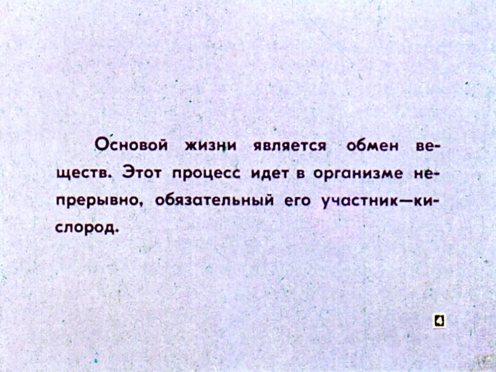 Кадр 4 диафильма «Строение и работа органов дыхания»
