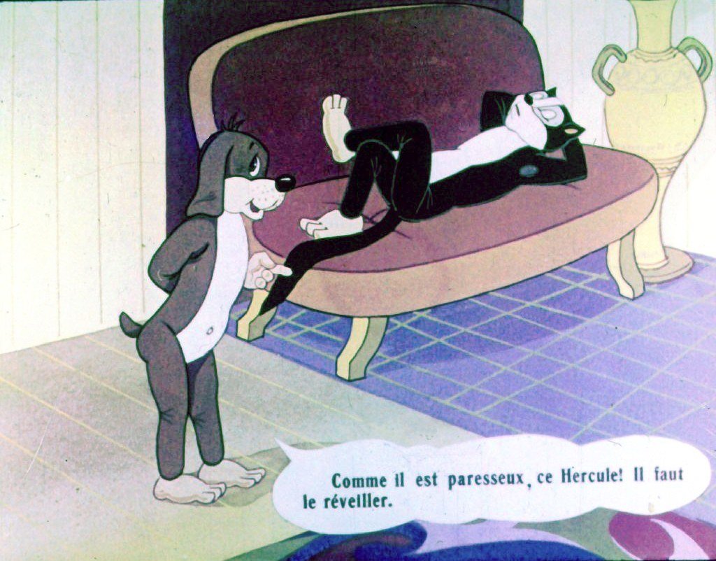 Кадр 7 диафильма «Les histoires amusantes de Pif»